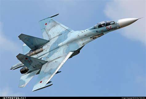 Sukhoi Su-27 Flanker fighter jet Russia air force