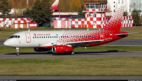 sukhoi superjet 100 fleet at Moscow airport