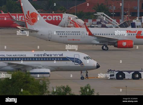 sukhoi superjet royal thai air force livery on taxiway