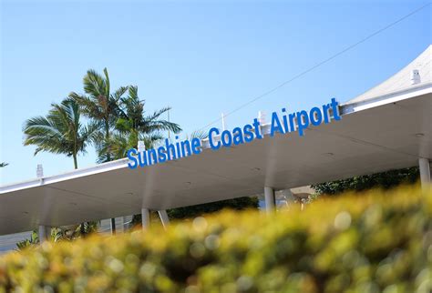 Sunshine Coast Airport terminal bustling with international arrivals
