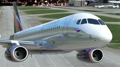 Superjet 100 with sabrelet winglets during climb phase highlighting aerodynamic efficiency upgrades