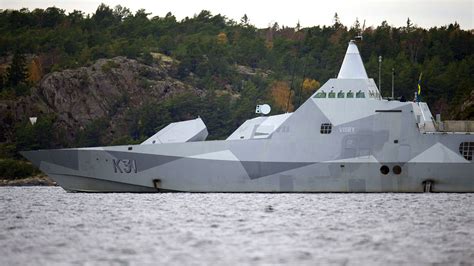 Swedish navy stealth corvette Baltic Sea coastal defense