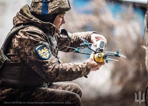 Tactical drone equipped with InoBat E10 battery during field test in Eastern Europe