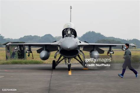 Taiwanese F-16V fighter during readiness drill