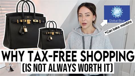 tax-free luxury shopping sign at Tokyo department store