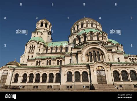 The impressive Alexander Nevsky Cathedral in Sofia, Bulgaria