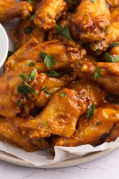 Thirsty Pony chicken wings with mango habanero glaze and ranch dip