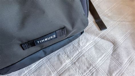 Timbuk2 Division personal item backpack packed and unzipped