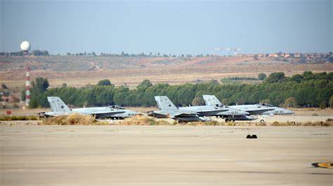 Torrejón Air Base Madrid 15,803-foot runway heavy military aircraft