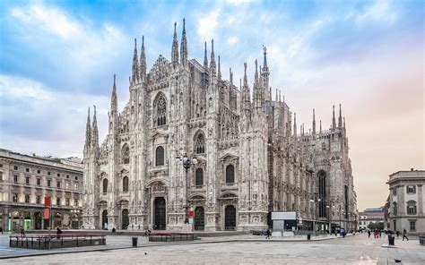 Tourists exploring Milan’s iconic Duomo Cathedral