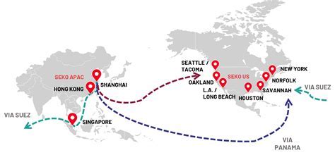 transpacific air freight routes asia us logistics map