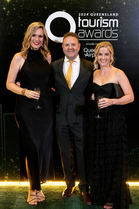 Travel advisor receiving award at tourism gala ceremony
