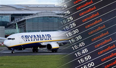 travelers queuing at airline service counters due to ATC strike cancellations