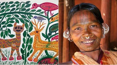tribal artisans conducting interactive gond art sessions for foreign tourists in bhopal