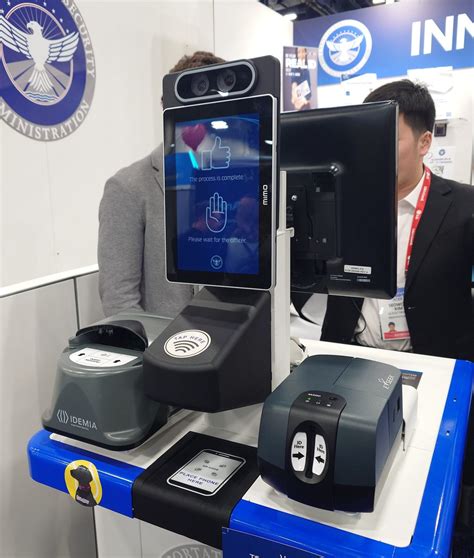TSA biometric verification technology for airline crew security screening