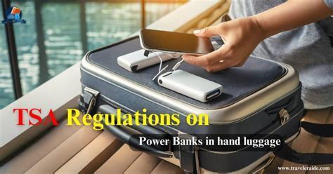 tsa regulations power bank in carry-on bag