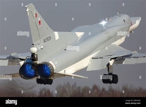 tu-22m3 afterburner takeoff with full payload