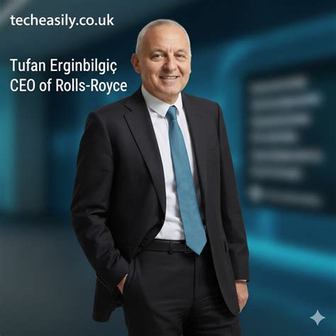 Tufan Erginbilgic speaking at Rolls-Royce investor event