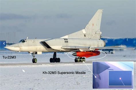 Tupolev Tu-22 supersonic bomber missile strike configuration