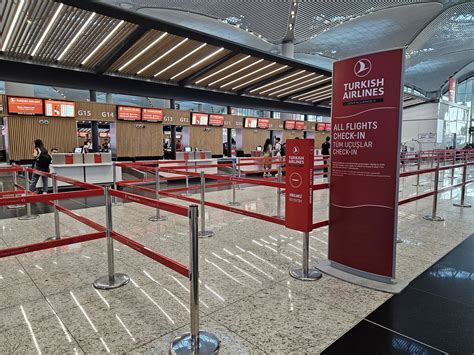 Turkish Airlines check-in counter at Hartsfield-Jackson Atlanta International Airport