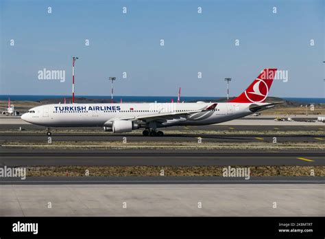 Turkish Airlines widebody aircraft at Istanbul Airport