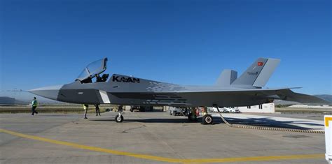 Turkish KAAN fighter jet prototype during public demonstration