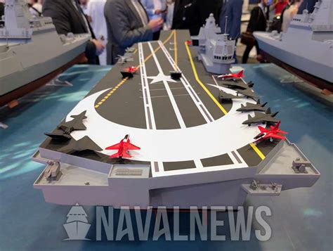 Turkish naval staff presenting MUGEM armament plan at 2024 defense expo