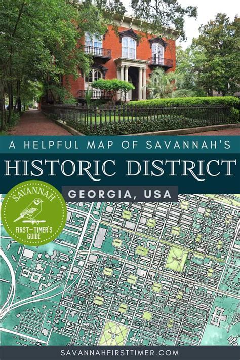 twilight aerial of Savannah Historic District
