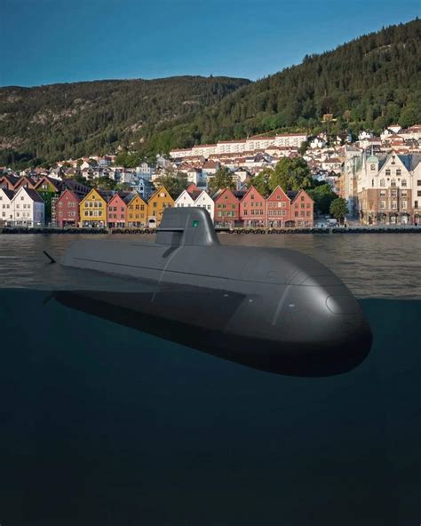 Type 212CD submarine optronic mast and sonar systems in operation