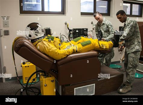 U-2 cockpit pressure suit pilot preparing for high-altitude mission