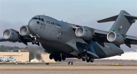 U.S. Air Force C-17 Globemaster III strategic airlift mission