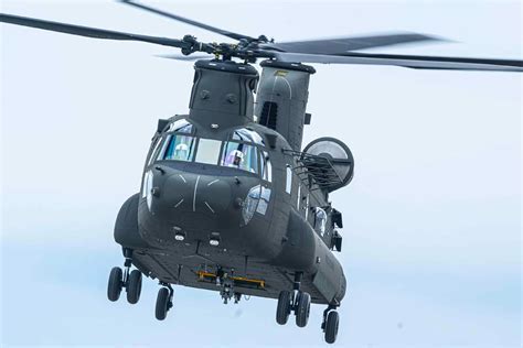 U.S. Army Chinooks at sunset during forward deployment in Asia-Pacific