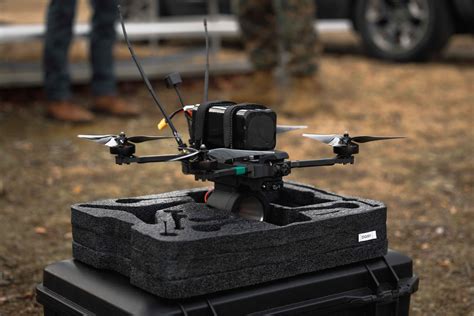 u.s. marine rifleman preps neros archer drone during fpv training