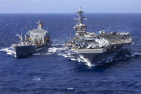 U.S. Navy aircraft carrier strike group conducting Red Sea operations