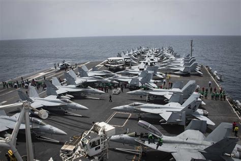 U.S. Navy F-35C launching from USS Abraham Lincoln flight deck