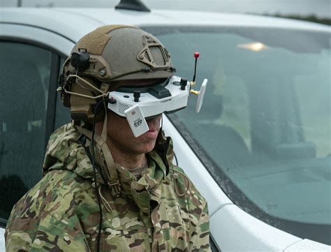 U.S. soldiers monitoring drone operations during electronic warfare drills in Europe