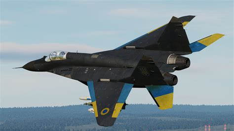 Ukrainian Air Force MiG-29 taxiing on frontline airbase during conflict operations