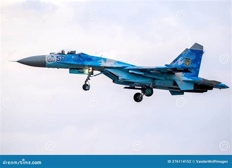 Ukrainian jet preparing for night sortie near Russia border