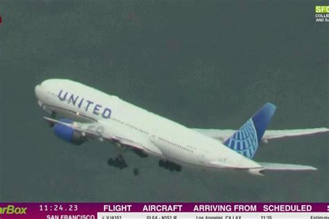 United 777 missing wheel incident at San Francisco Airport in March 2024