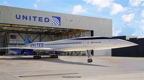 United Airlines Boom Overture supersonic aircraft partnership announcement