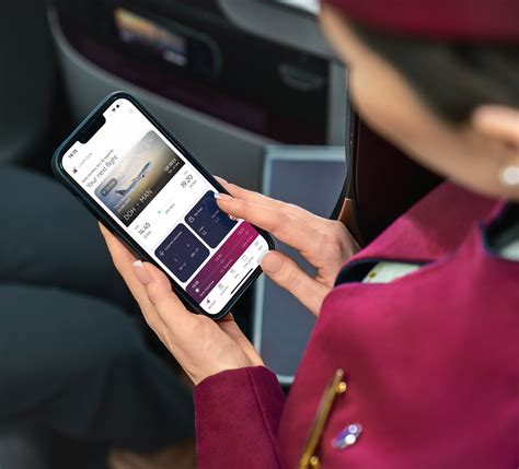 United Airlines passenger using mobile app at Newark Airport terminal