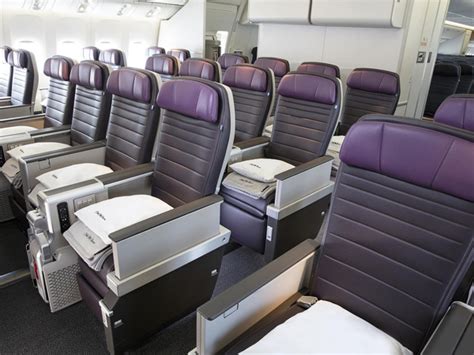 United Airlines Premium Plus cabin on Boeing 787 Dreamliner