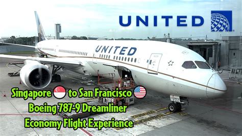 United Airlines San Francisco Singapore Boeing 787-9 long haul flight