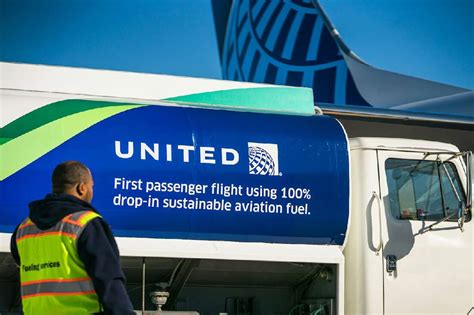 United Airlines sustainable fuel marketing campaign