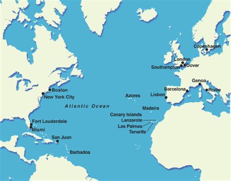 united airlines transatlantic map including funchal and ponta delgada