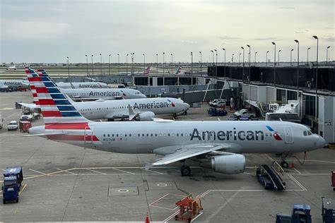 United and American Airlines aircraft at Chicago O’Hare International Airport