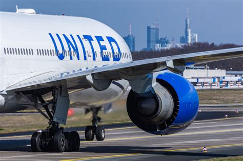 United Boeing 777-200ER pushback operation at Washington Dulles International Airport