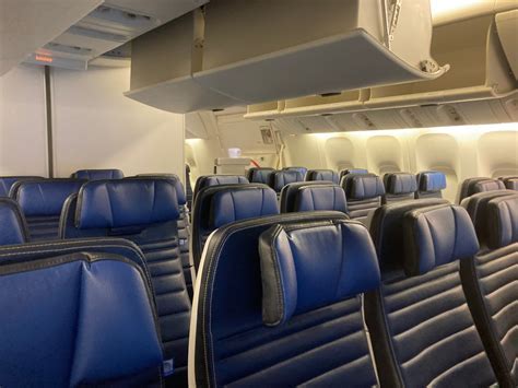 United Economy Plus cabin with extended legroom seating