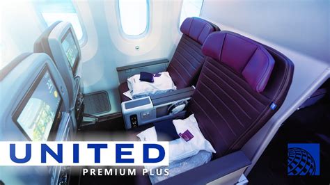 United Premium Plus Collins MiQ seat Boeing 787