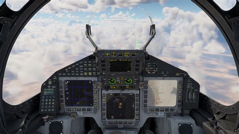 upgraded Eurofighter Typhoon cockpit and radar system in flight